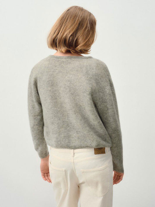 Women&#39;s hip-length cardigan with alpaca Vitow