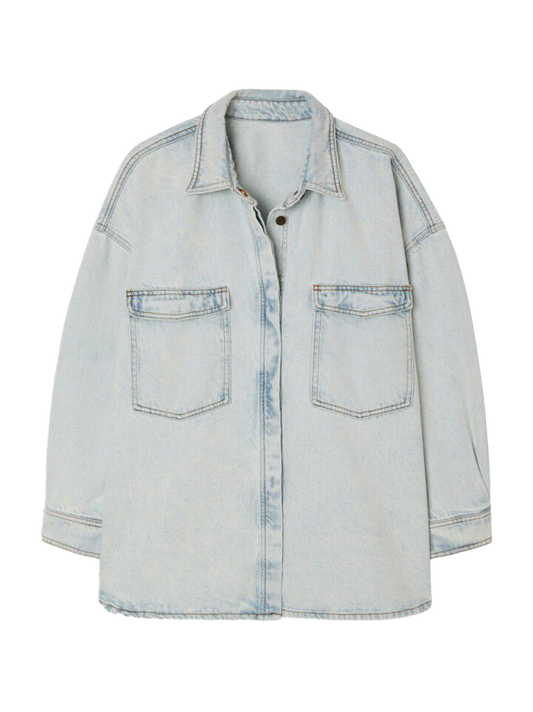 Joybird oversized denim shirt