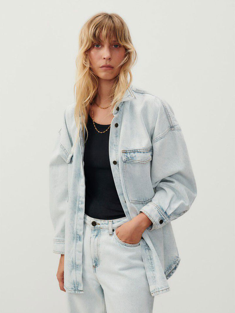 Joybird oversized denim shirt