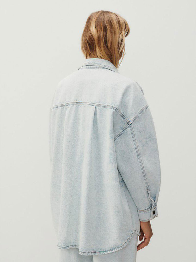 Joybird oversized denim shirt