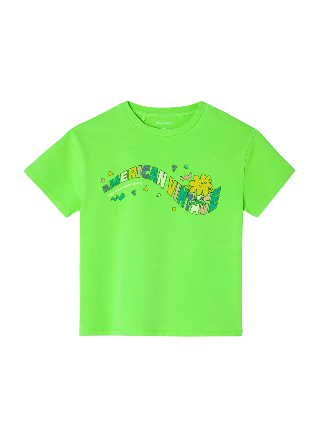 Cotton t-shirt with Fivalley print