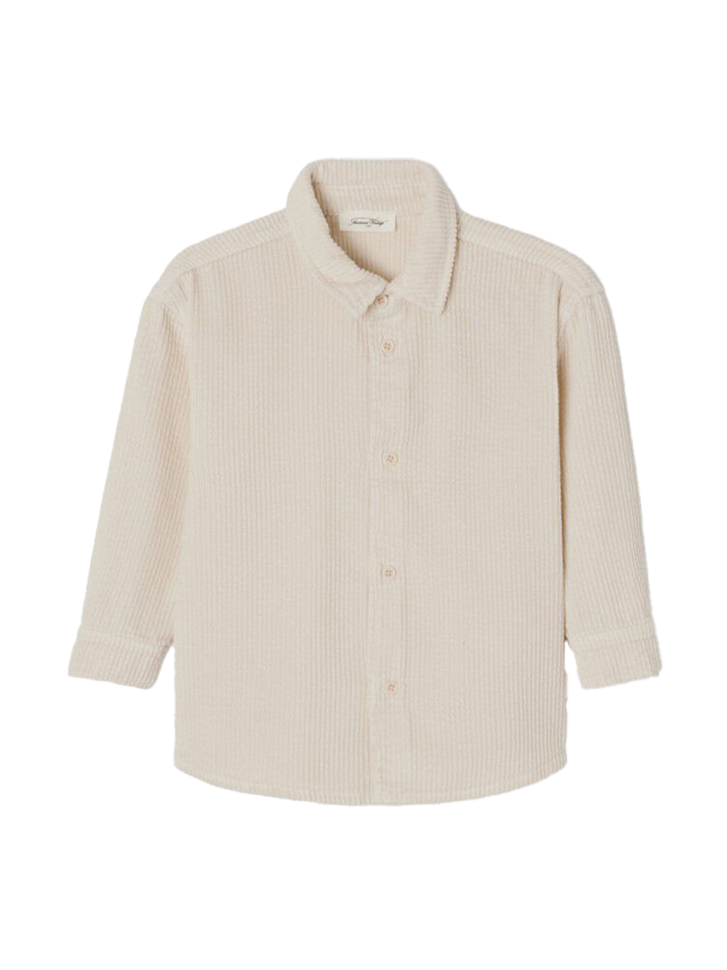 Camicia button-down in velluto a coste Padow