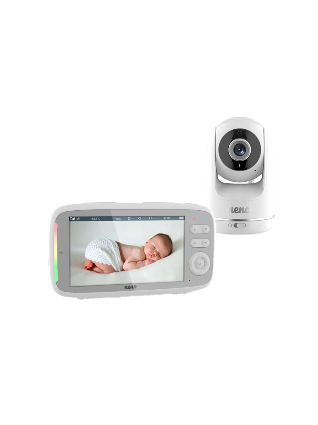 Neno Vista video baby monitor with a wireless receiver