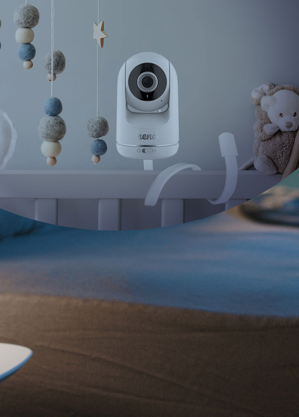 Baby monitor video Neno Vista con ricevitore wireless