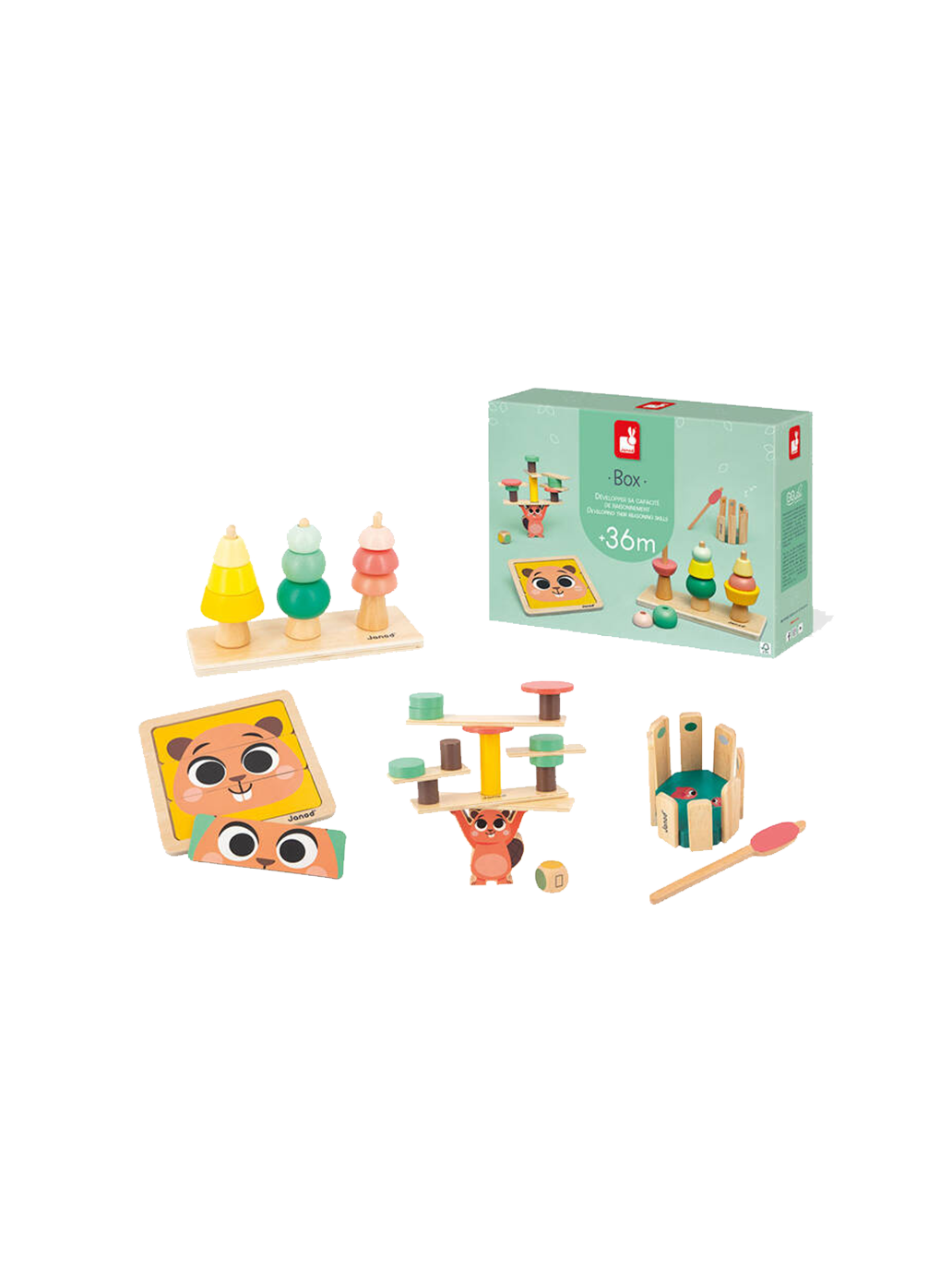 Educational toys set Box
