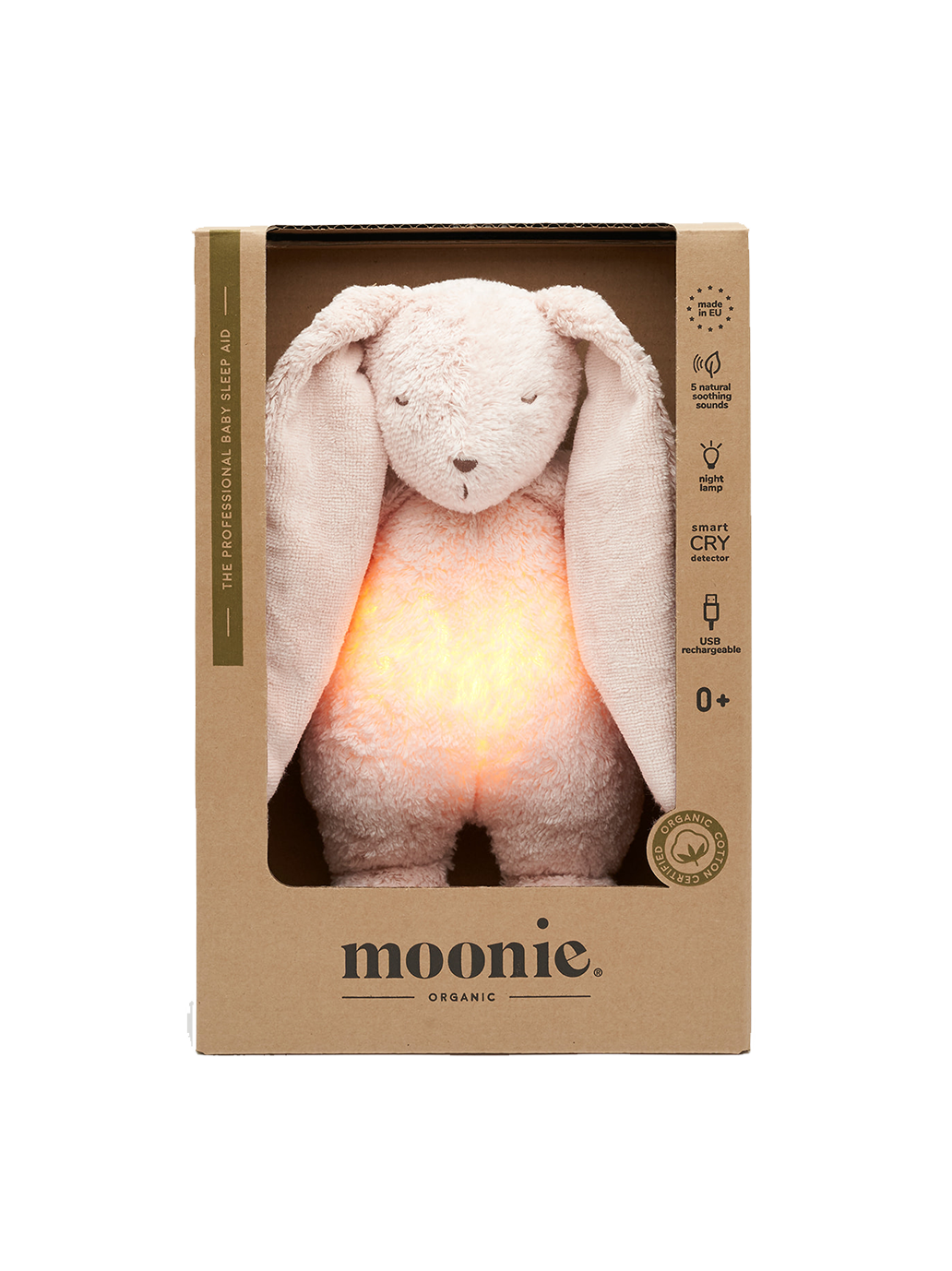 Organic humming bunny with a lamp