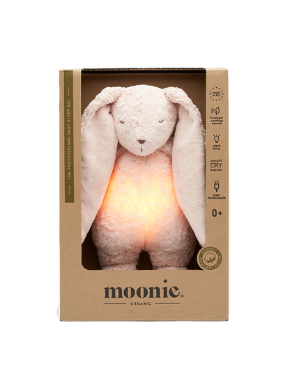 Organic humming bunny with a lamp