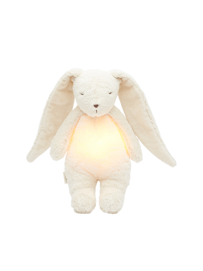 Organic humming bunny with a lamp