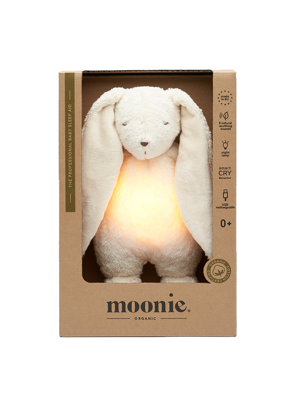 Organic humming bunny with a lamp