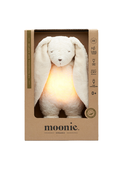 Organic humming bunny with a lamp