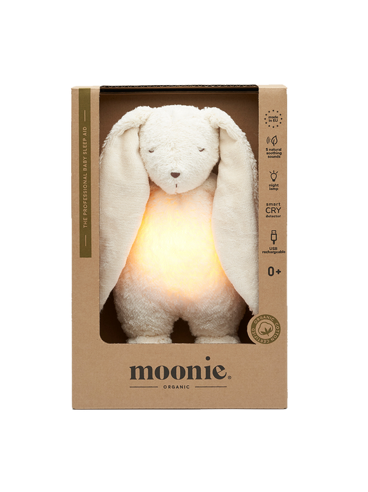 Organic humming bunny with a lamp