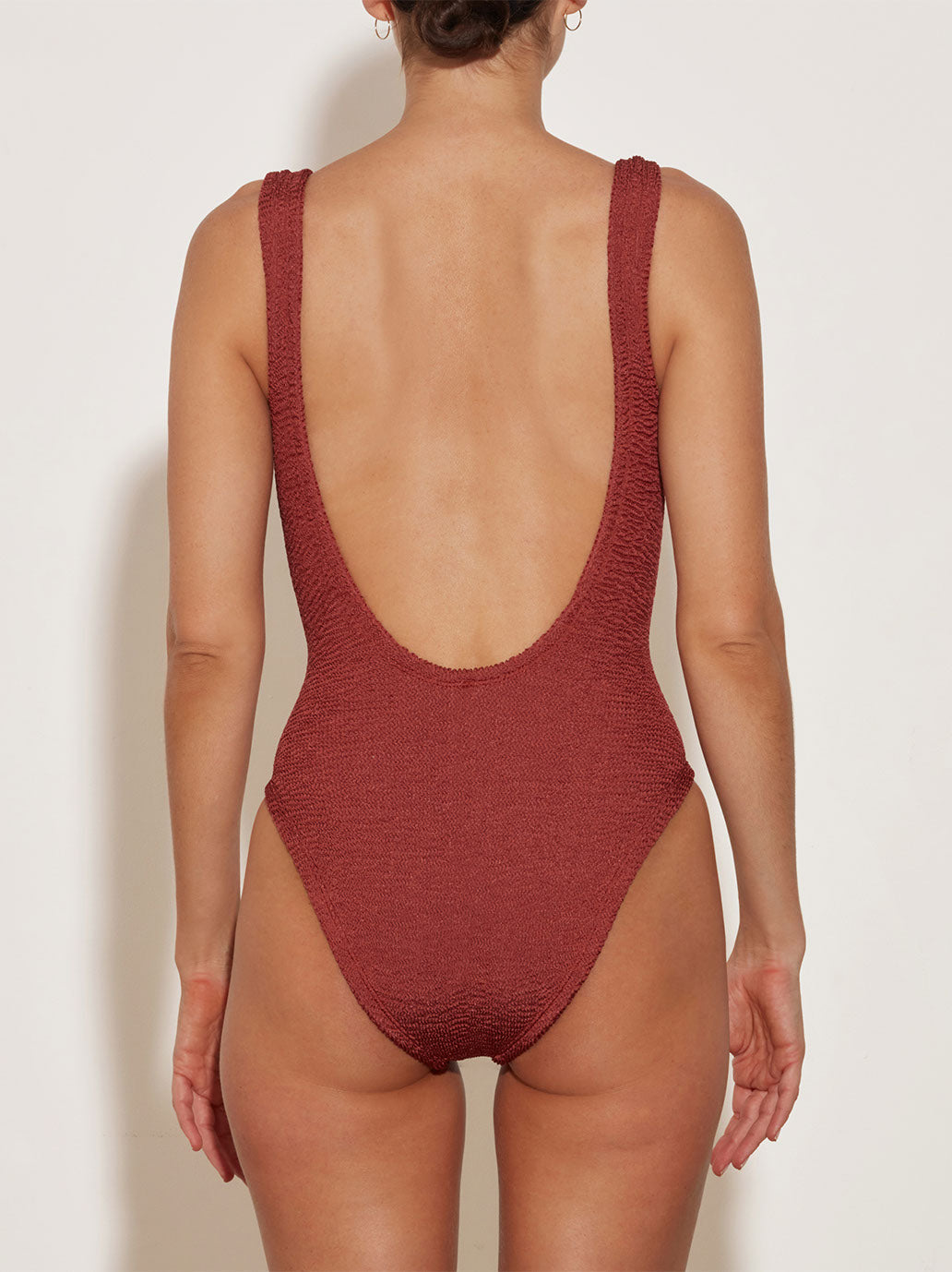 Square Neck swimsuit Hunza G