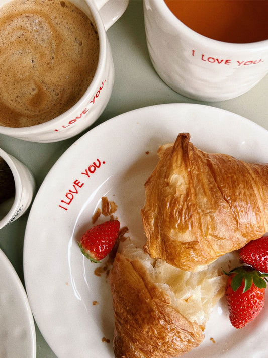 Ceramic breakfast plate