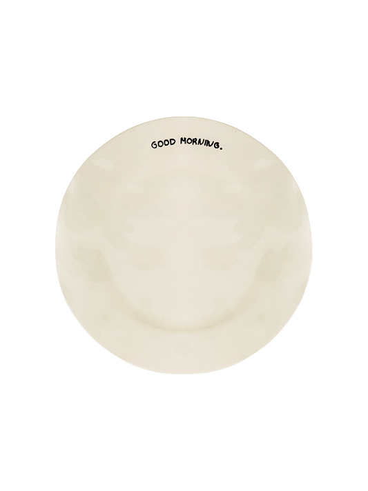 Ceramic breakfast plate