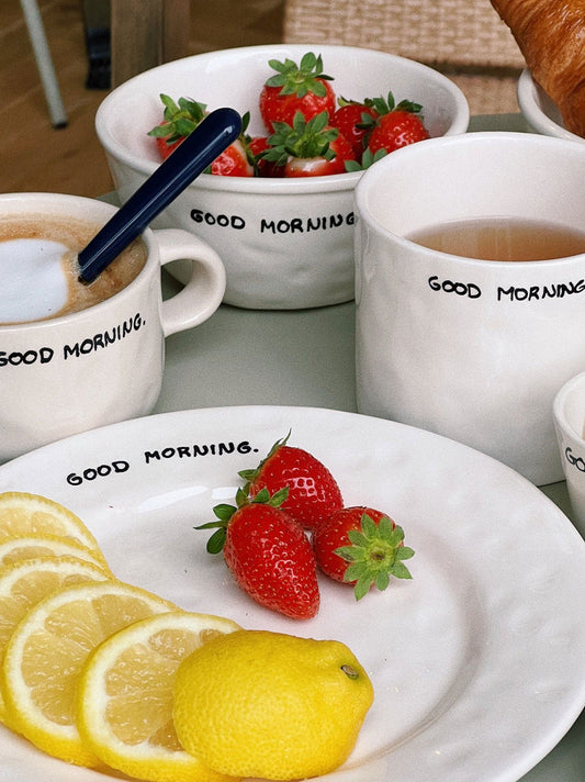 Ceramic breakfast plate