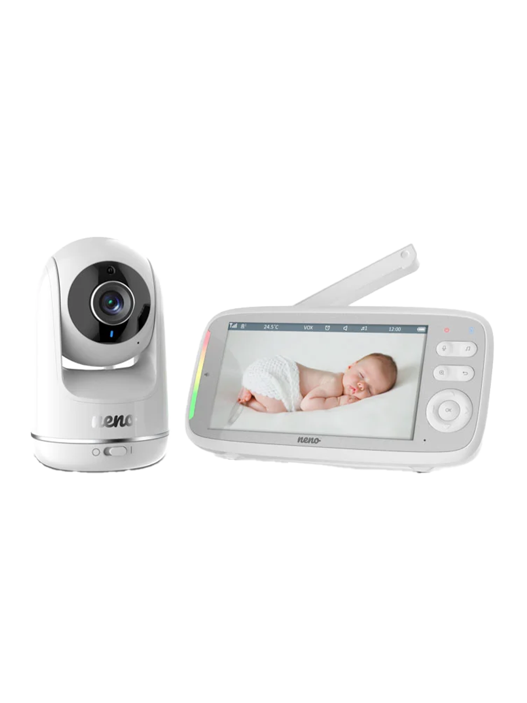 Neno Vista video baby monitor with a wireless receiver