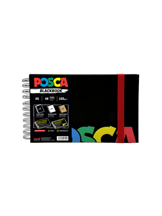 POSCA Blackbook notebook A5