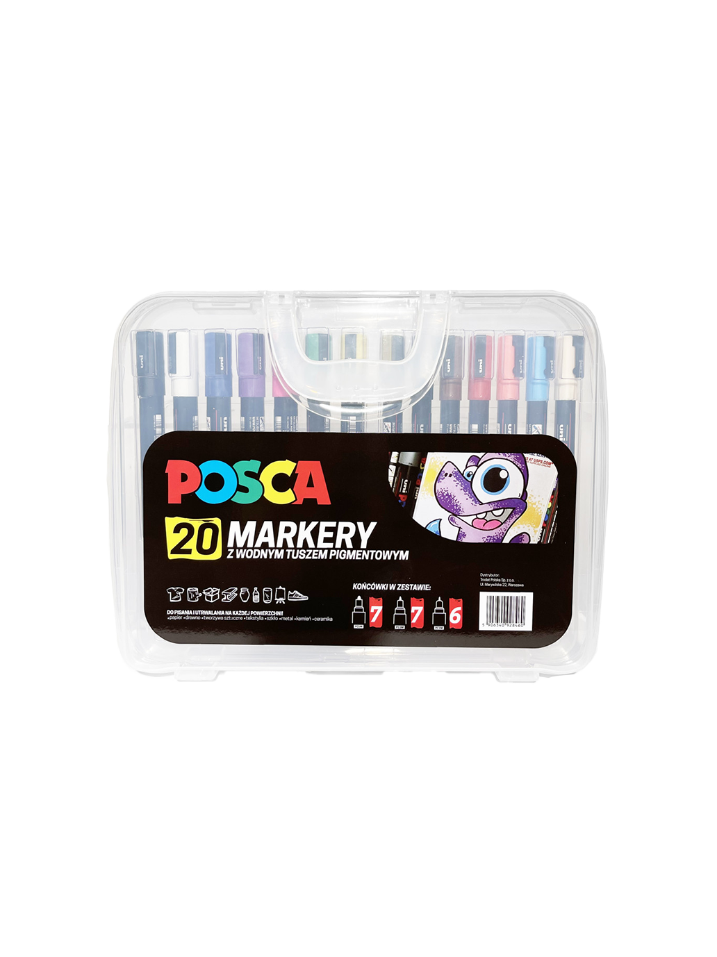 Rotuladores de pintura POSCA set 20 colores