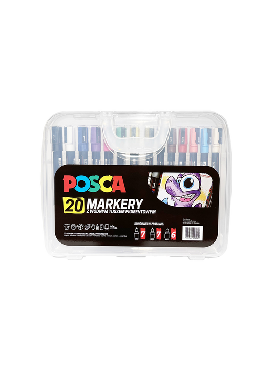 POSCA paint markers set 20 colours