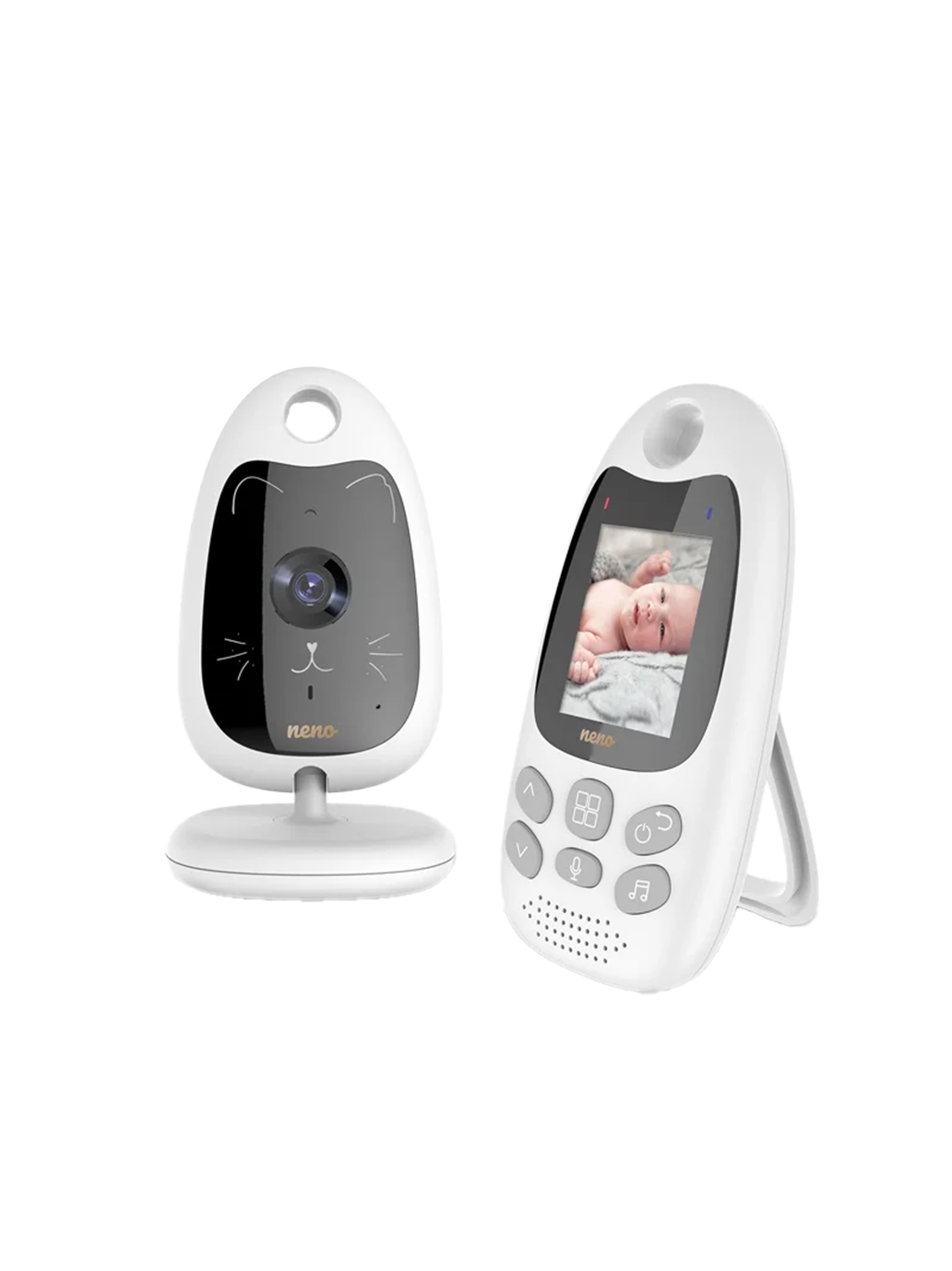 Neno Gato baby monitor with a wireless receiver