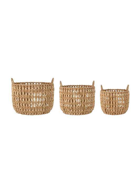 Kristel water hyacinth basket set