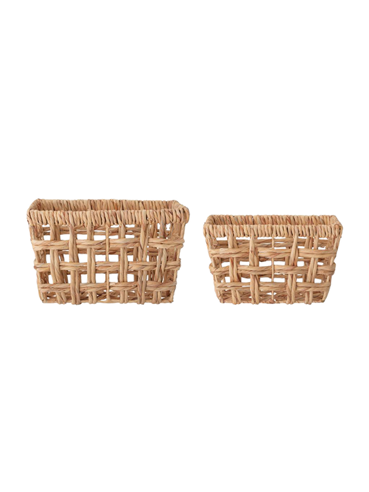 Saime water hyacinth basket set