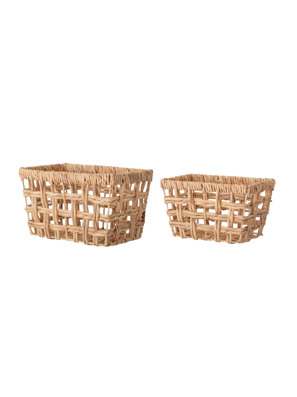 Saime water hyacinth basket set