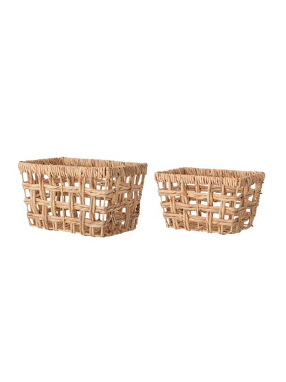 Saime water hyacinth basket set