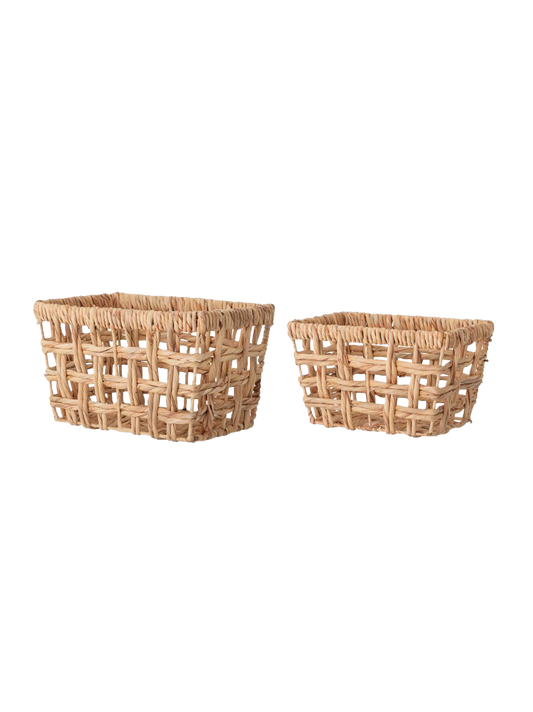 Saime water hyacinth basket set