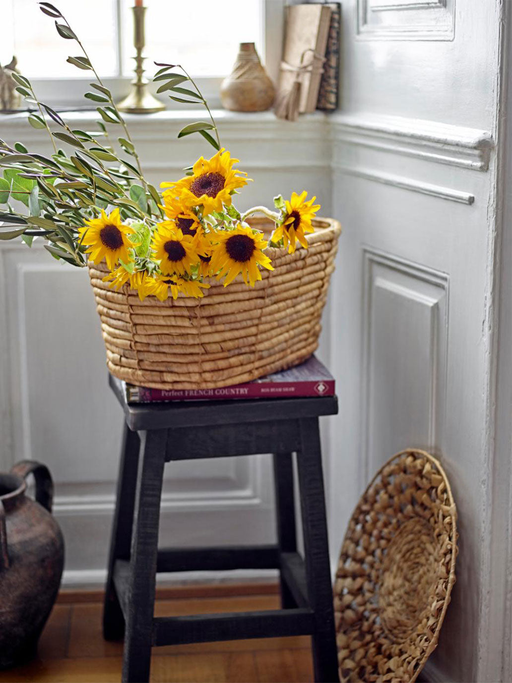 Barba water hyacinth basket set