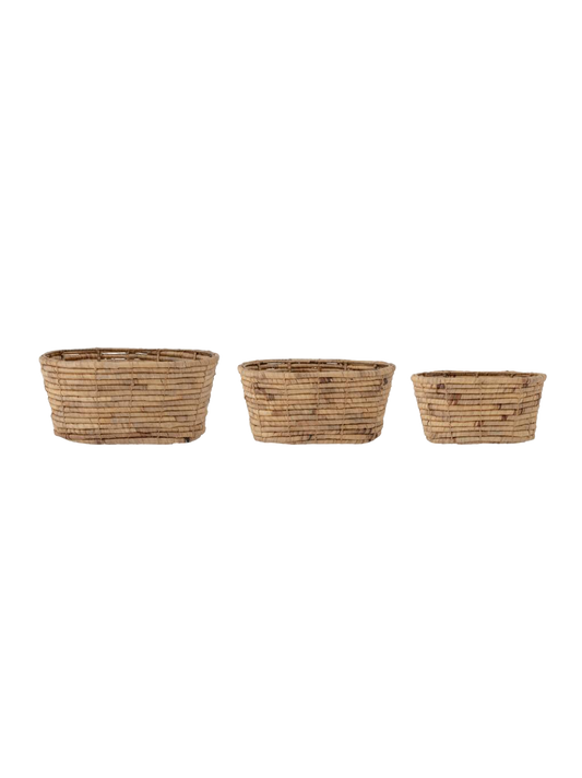 Barba water hyacinth basket set