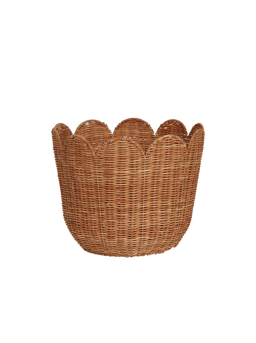 Tulip rattan basket