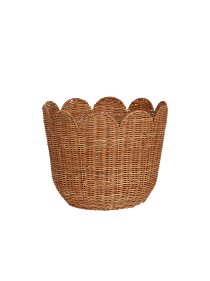 Tulip rattan basket