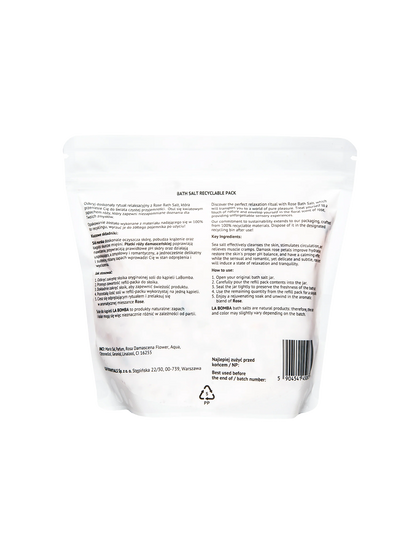 Bath salt refill pack