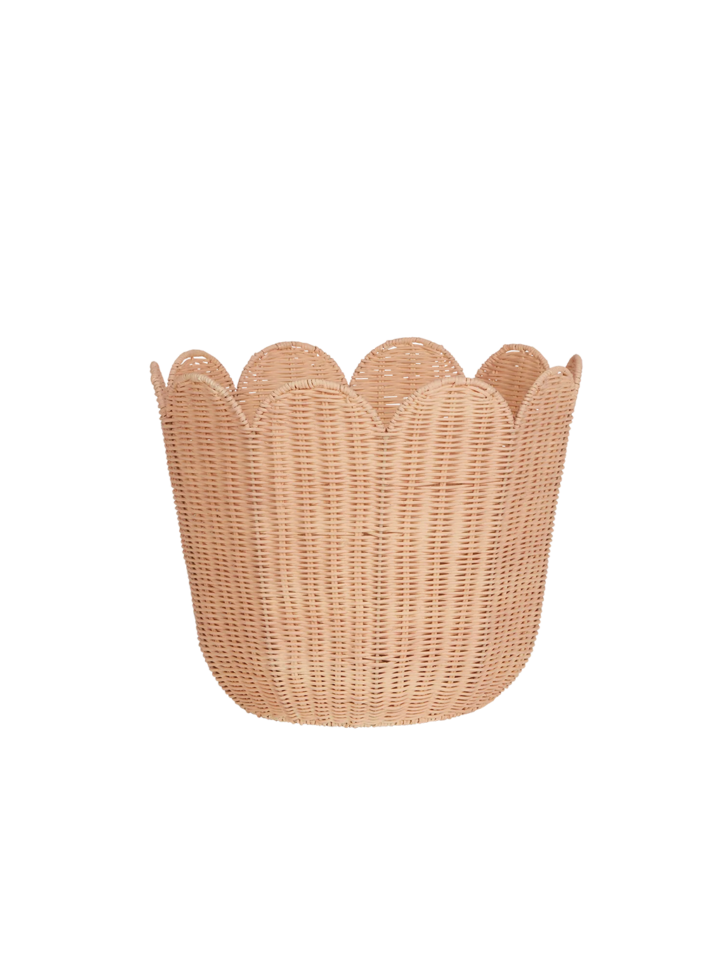 Tulip rattan basket