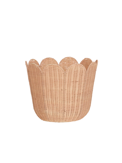 Tulip rattan basket