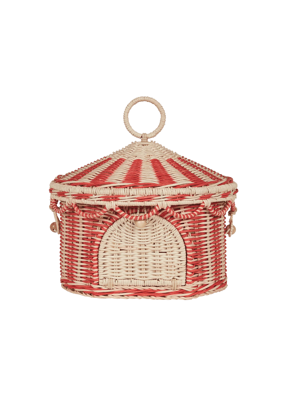 Circus tent basket