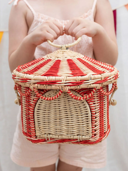 Circus tent basket