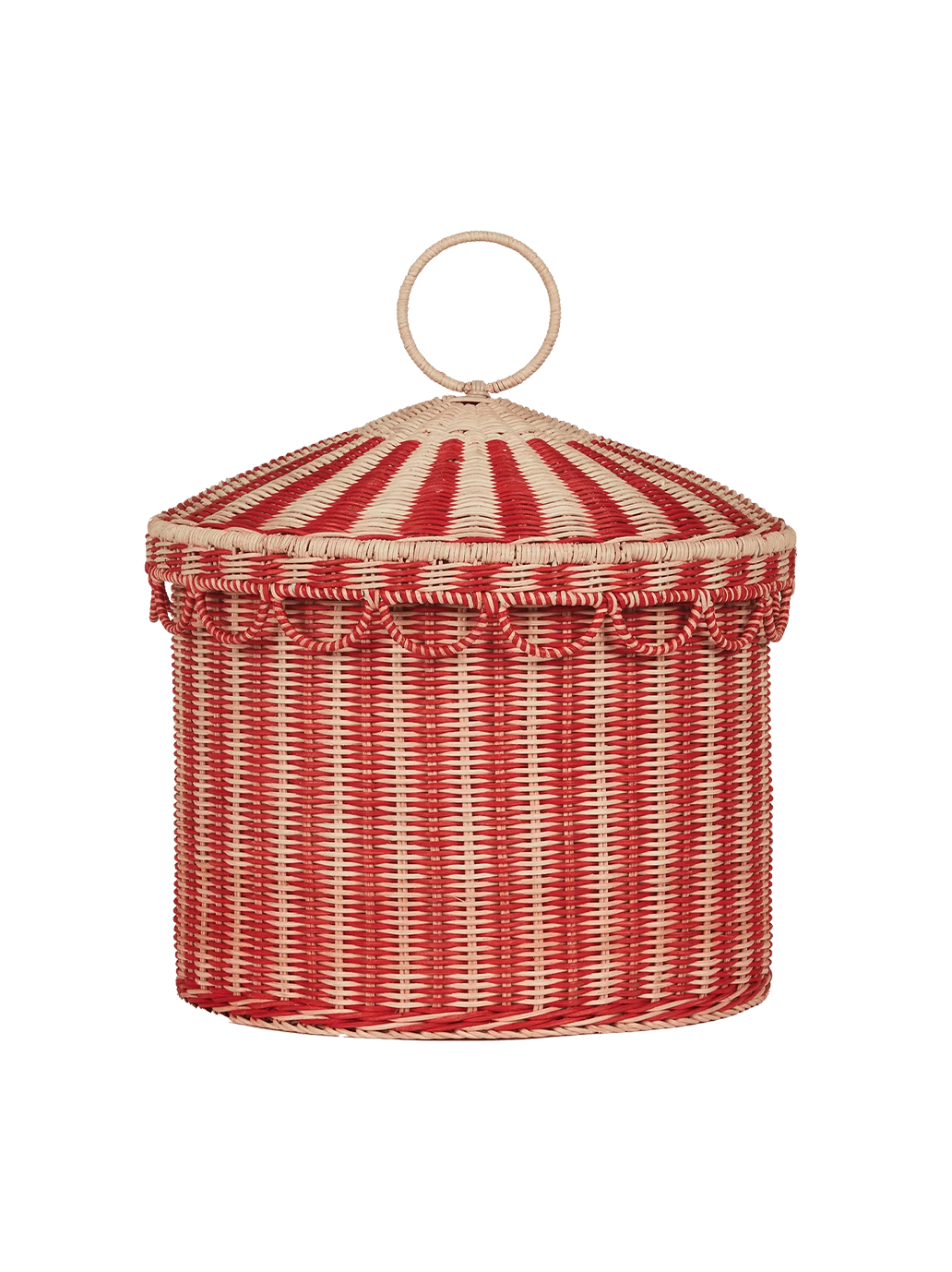 Circus tent basket