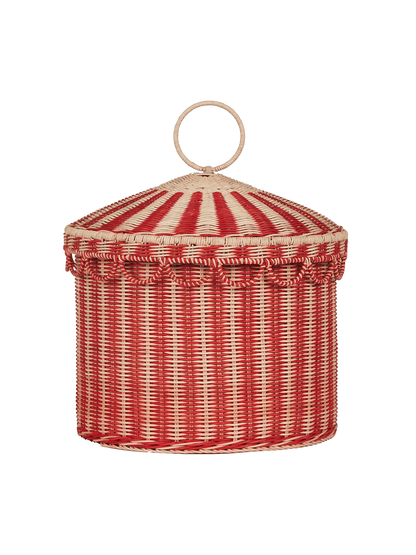 Circus tent basket