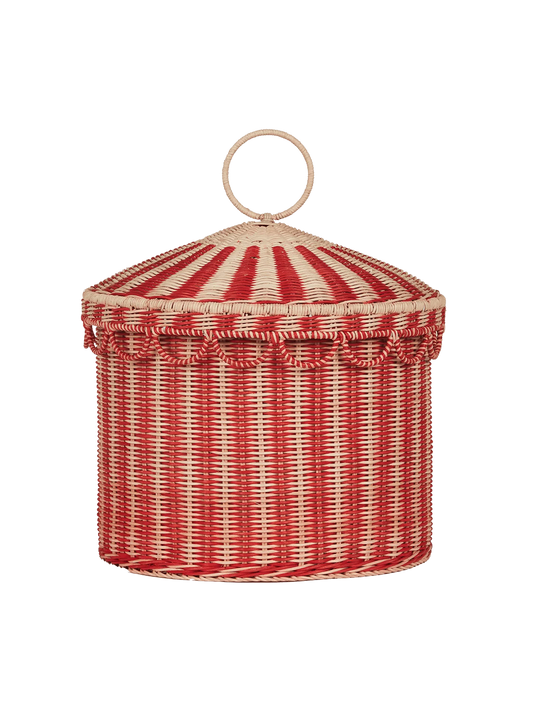 Circus tent basket