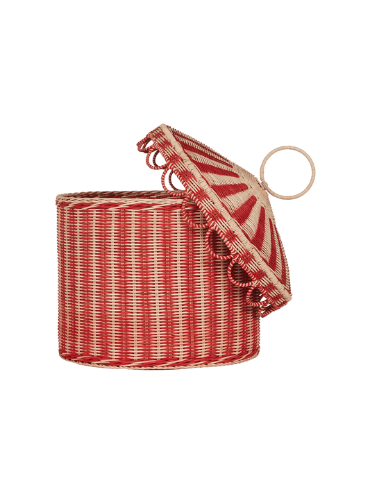 Circus tent basket