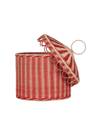 Circus tent basket