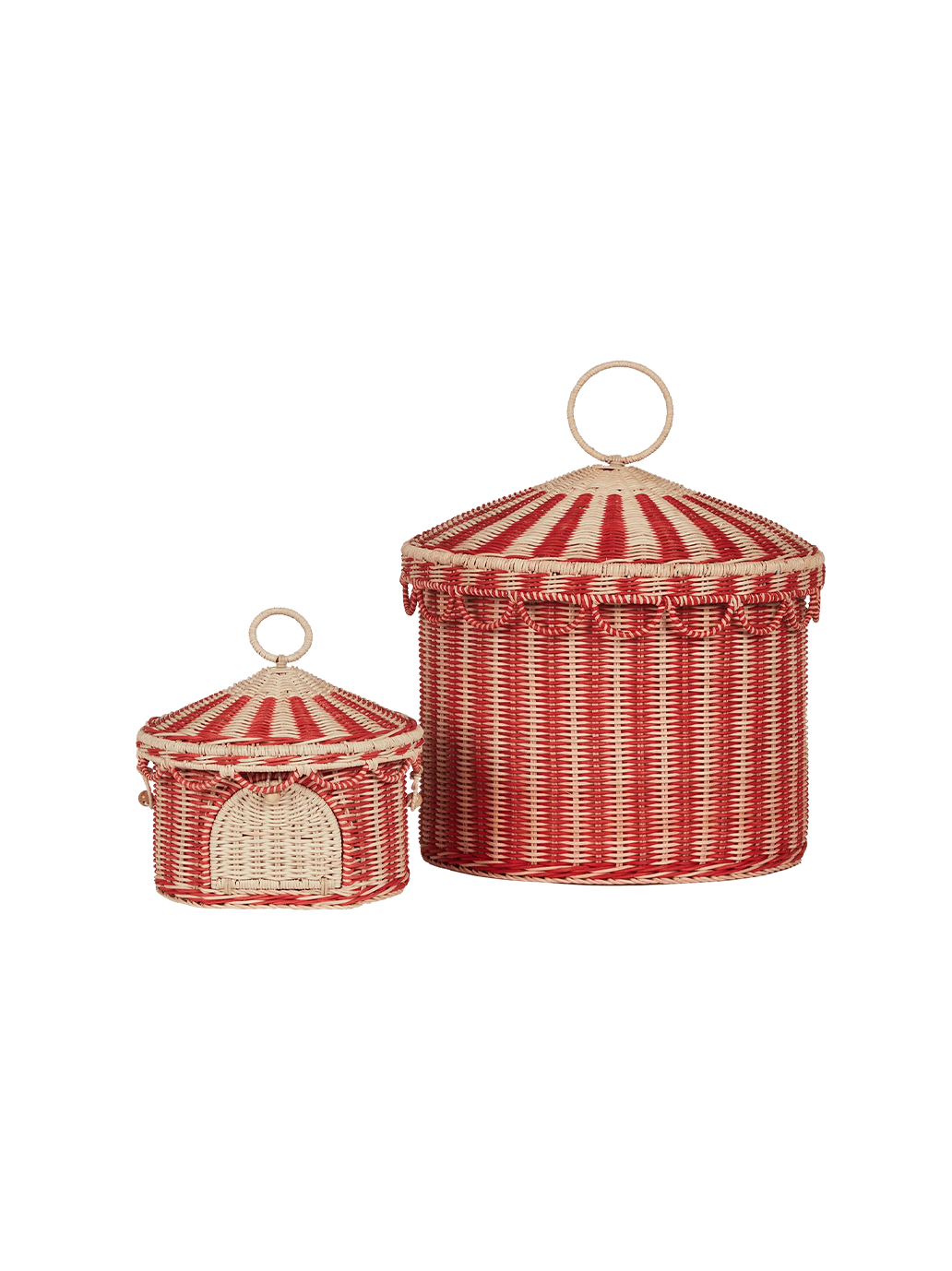 Circus tent basket