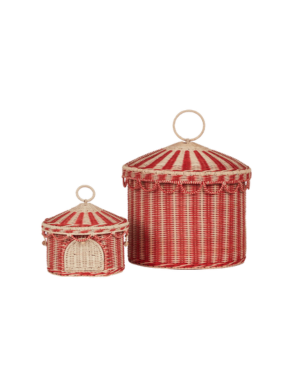 Circus tent basket