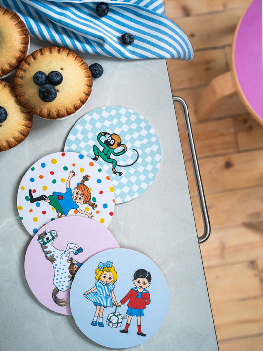 Pippi coasters set