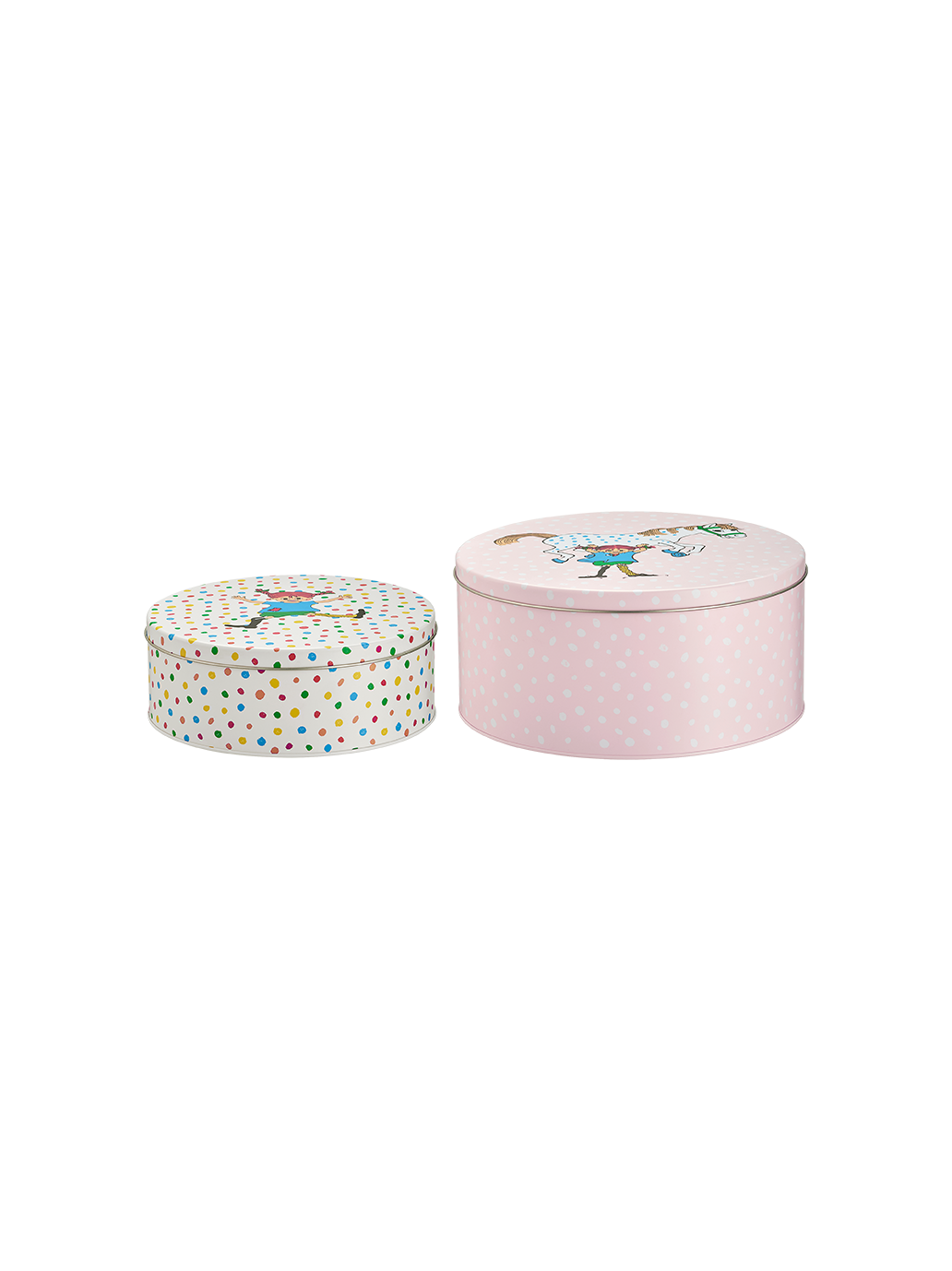 Pippi tin jars set