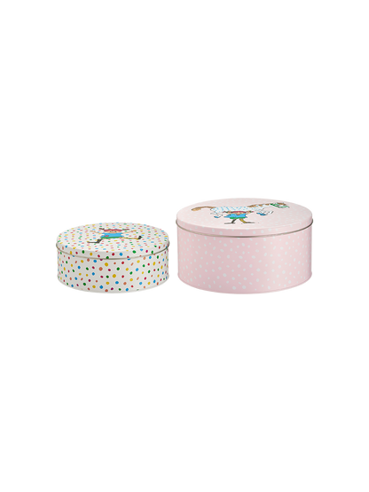 Pippi tin jars set