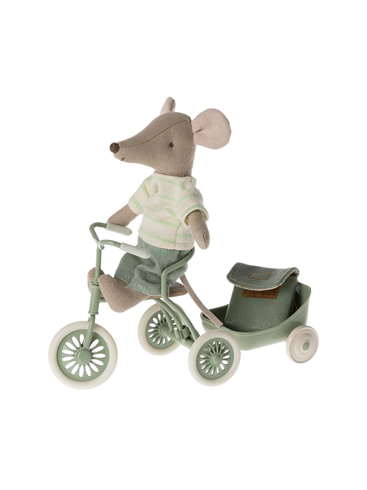 Tricycle mouse with magnetic hands