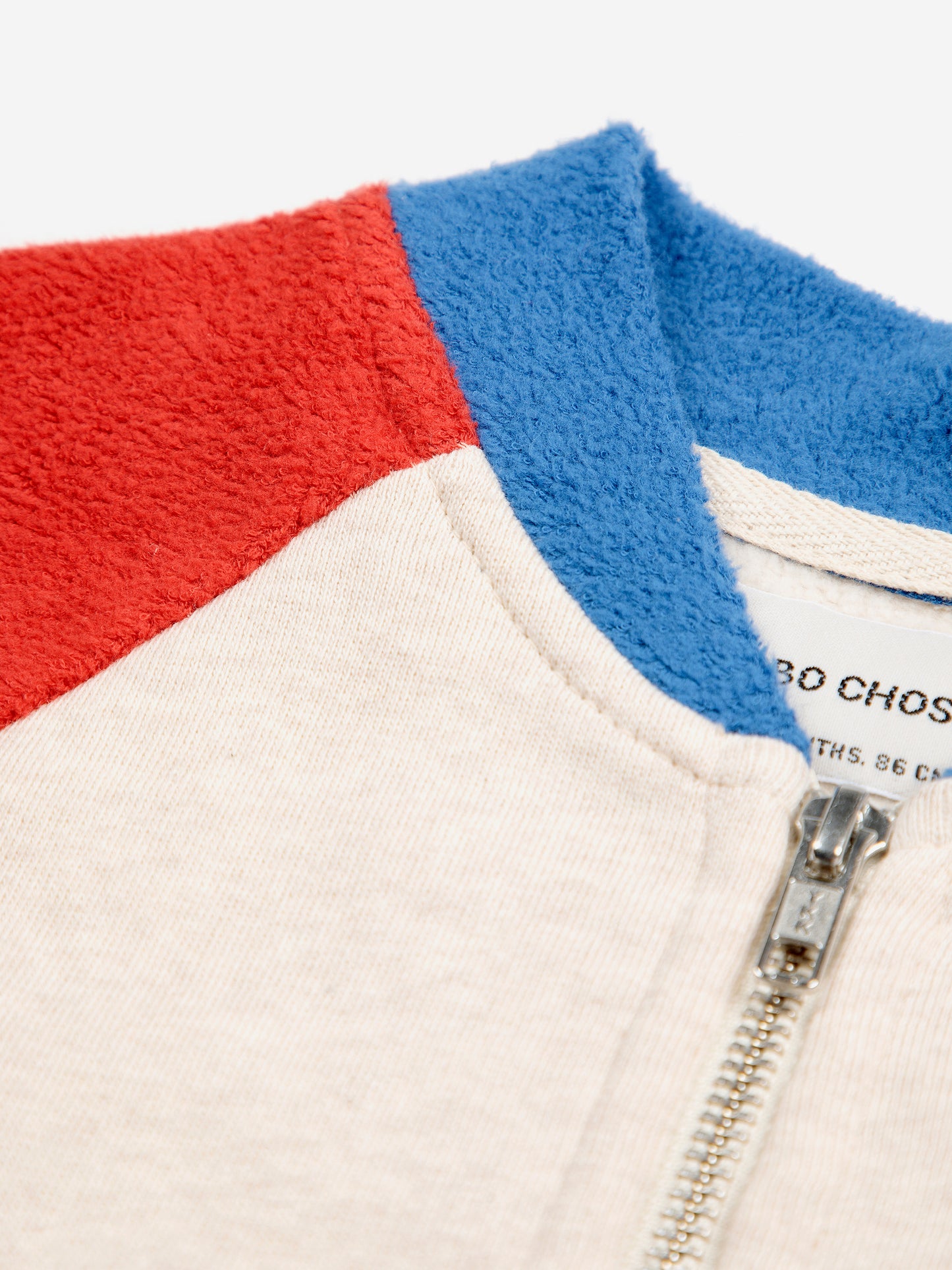 Baby B.C color block zipped sweatshirt